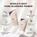 FLiCKA Silk Touch 3‑in‑1 Moisturizer & Primer | Hydrating, Lightweight, Long‑Lasting | Pore Minimizer | 60g