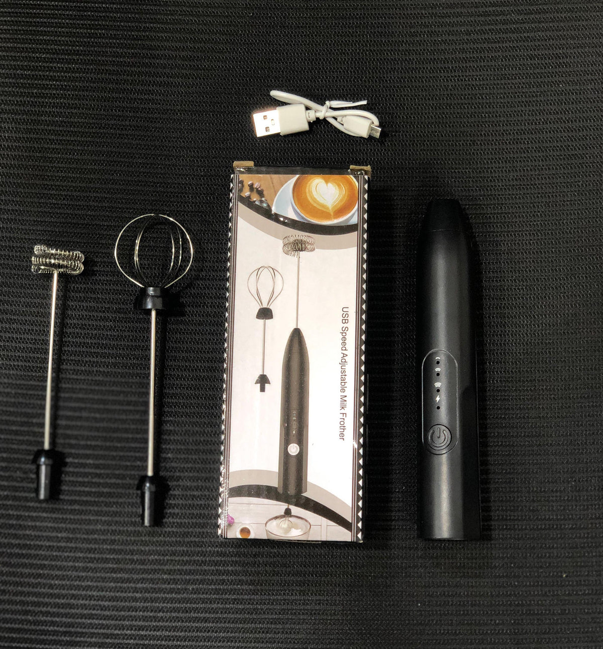 2 in 1 Coffee Beater Rechargeable Smooth Mixing Easy Use Compact Design Comfortable Handling