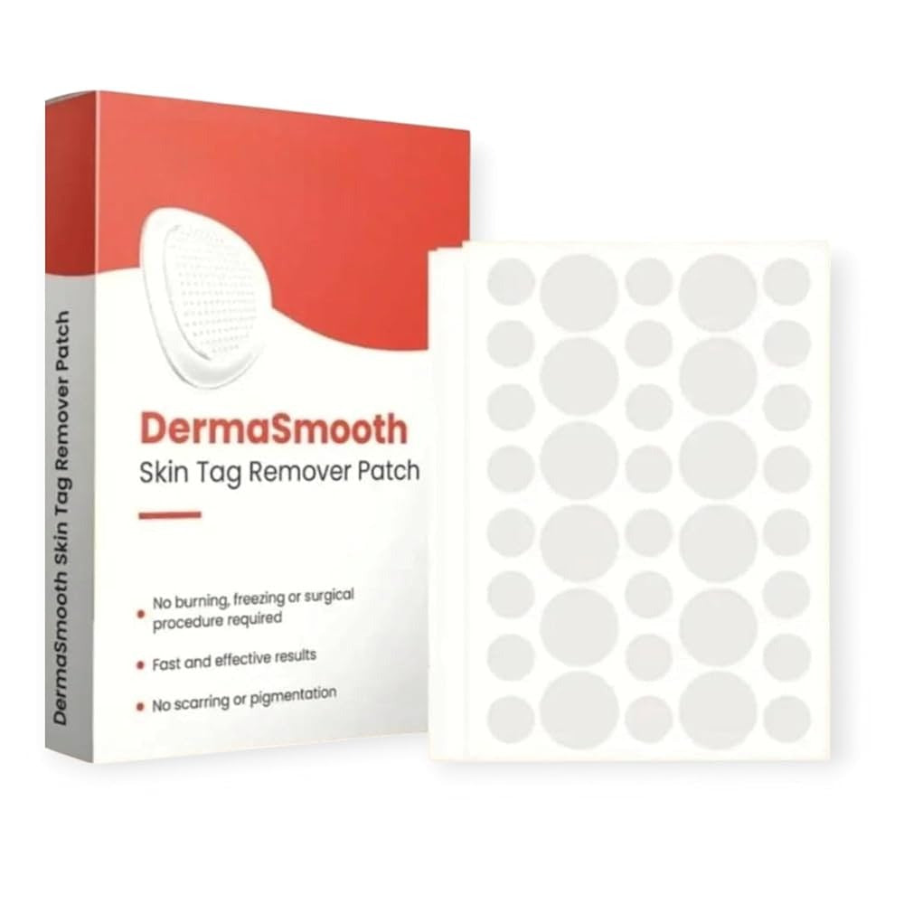 DermaSmooth Skin Tag Remover Patch – Fast, Safe, And Painless Skin Tag And Mole Removal Solution With No Scarring Or Pigmentation