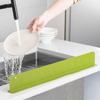 Silicone Sink Splash Guard With Suction – Flexible Water Splash Stopper for Kitchen & Bathroom Faucets, Countertops & Cleaning Protection (Random Color)