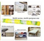 Waterproof Kitchen Mat Shelf Liner 45×150 – Easy To Clean, Oil Proof, Anti Slip Multipurpose Drawer And Shelf Cover (Random Color)