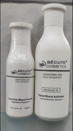 Becute skin polish set - Becute Bleach Powder &  Facial Blonde Activator