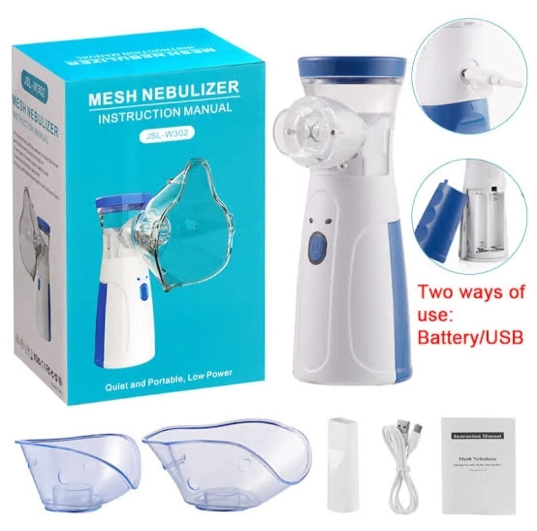 Portable Mesh Nebulizer – Quiet & Rechargeable for Kids and Adults