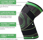 Knee Support Band For Pressure Weaving With 3D Weave Protection Against Injury Pressure Adjustable Knee Support For Men And Women (1 Pc)