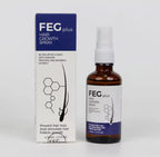 FEG PLUS Hair & Beard Growth Serum Spray 50ml | Seaweed Extract, Rosemary, Redensyl, Anagain & Minoxidil | Anti Hair Loss, Regrowth Treatment