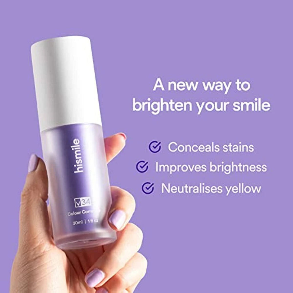 teeth brightening hismiles V34 Colour Corrector Serum (30ml)